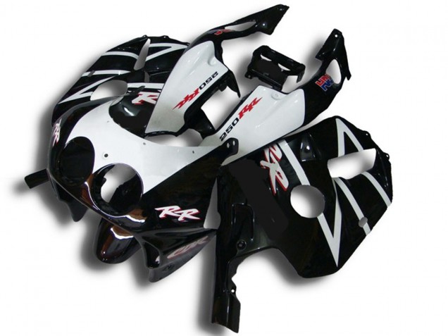 1990-1998 Negro Blanco Rr CBR250RR Carenado