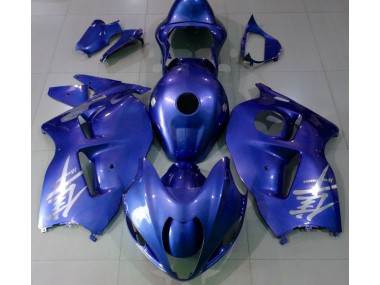 1997-2007 Logotipo Azul Brillante & Plateado GSXR 1300 Carenado