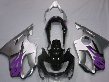 1999-2000 Plata Brillante & Morado CBR600 F4 Carenado