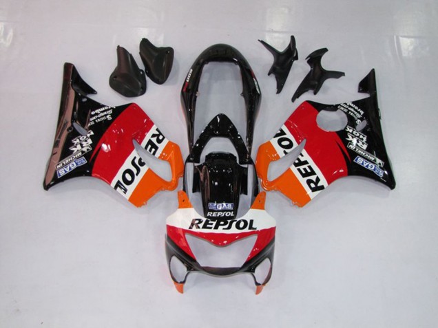 1999-2000 Repsol Rojo Naranja & Negro CBR600 F4 Carenado