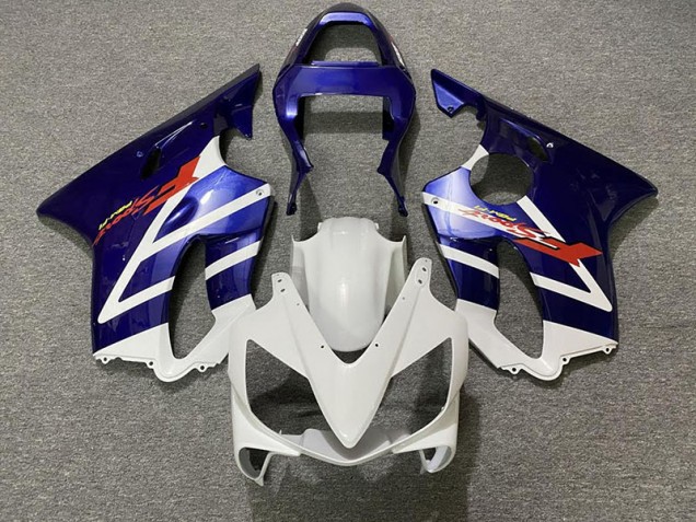 2001-2003 Azul Profundo & Blanco CBR600 F4i Carenado