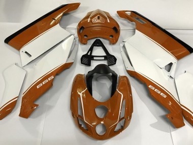 2003-2004 Blanco Naranja & Negro Ducati 749 999 Carenado