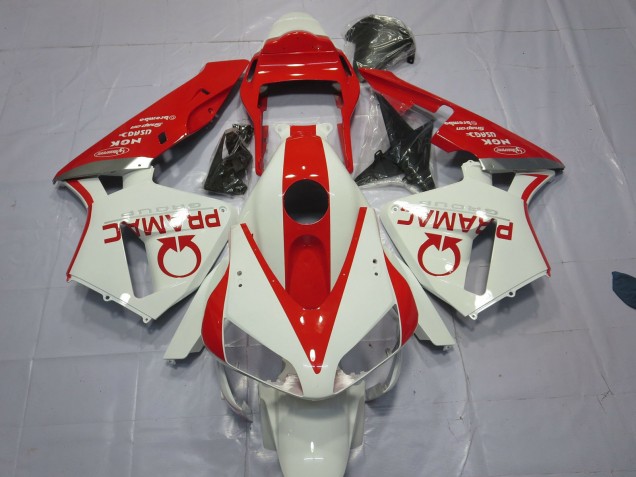 2003-2004 Blanco & Rojo Pramac CBR600RR Carenado