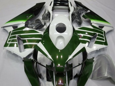 2003-2004 Desvanecimiento Blanco Brillante & Verde CBR600RR Carenado