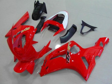 2003-2004 Rojo & Blanco ZX6R Carenado