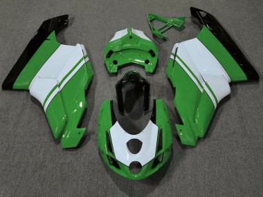 2003-2004 Verde Brillante & Blanco Ducati 749 999 Carenado