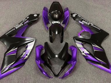 2005-2006 Negro Mate & Morado GSXR 1000 Carenado