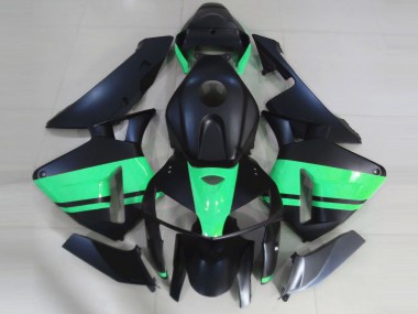 2005-2006 Negro Mate & Verde Especial CBR600RR Carenado