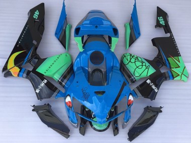 2005-2006 Tiburón Azul & Verde CBR600RR Carenado