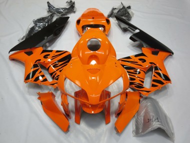 2005-2006 Tribales Naranja CBR600RR Carenado