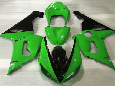 2005-2006 Verde Brillante & Negro ZX6R Carenado