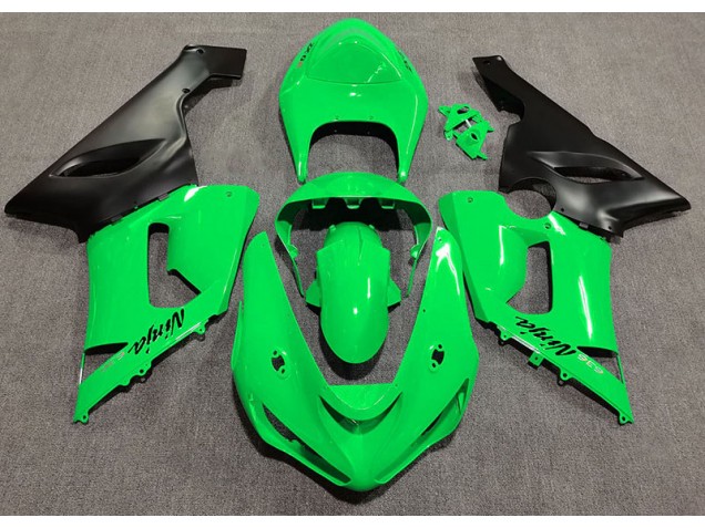 2005-2006 Verde Brillante ZX6R Carenado