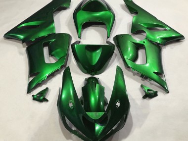 2005-2006 Verde Metalizado ZX6R Carenado