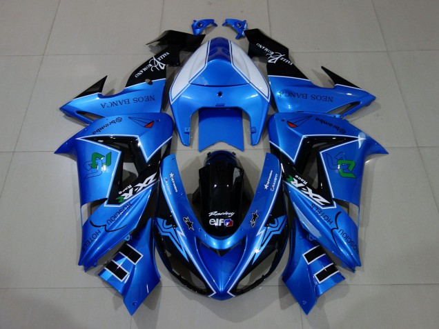 2006-2007 Azul Líquido & Logotipos ZX10R Carenado