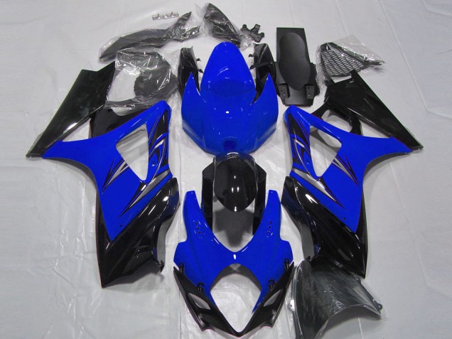 2007-2008 Azul & Negro GSXR 1000 Carenado