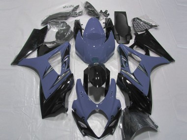 2007-2008 Azul Oscuro & Negro GSXR 1000 Carenado