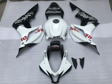 2007-2008 Blanco Brillo & Rojo Repsol CBR600RR Carenado