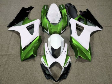 2007-2008 Diseño Personalizado Verde GSXR 1000 Carenado