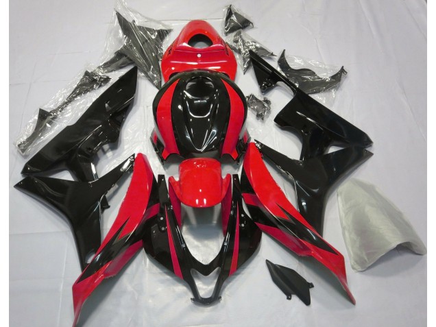 2007-2008 Diseño Rojo & Negro OEM CBR600RR Carenado