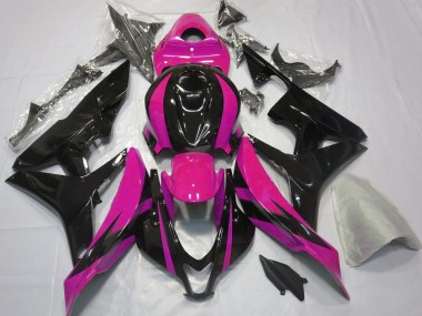 2007-2008 Diseño Rosa & Negro OEM CBR600RR Carenado