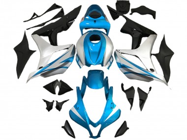 2007-2008 Estilo Azul Claro & Plateado OEM CBR600RR Carenado