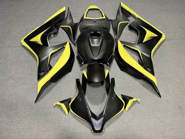 2007-2008 Negro Mate & Amarillo CBR600RR Carenado