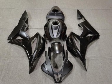 2007-2008 Negro Mate & Brillante CBR600RR Carenado