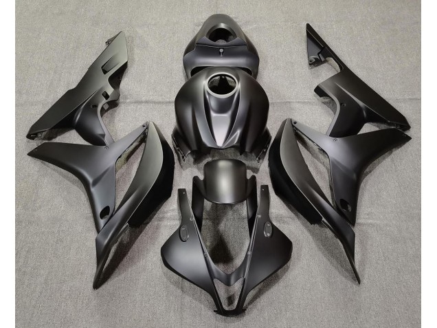 2007-2008 Negro Mate Liso CBR600RR Carenado