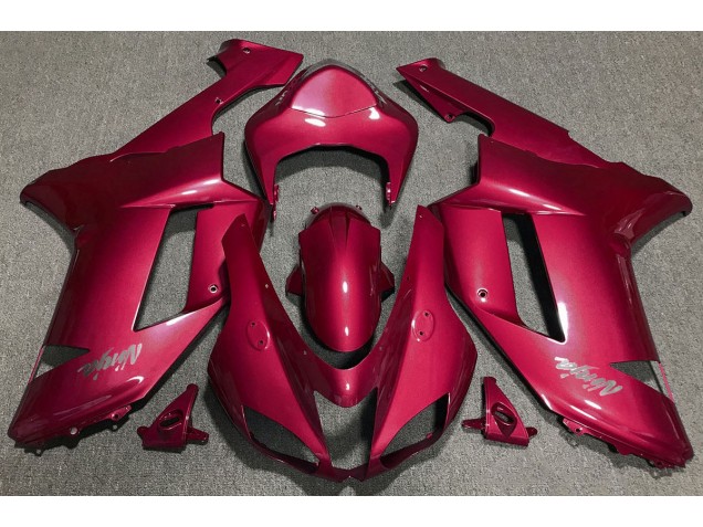 2007-2008 Rojo Caramelo ZX6R Carenado