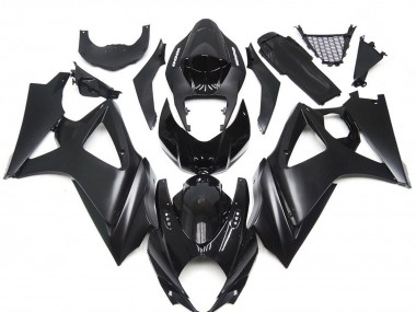 2007-2008 Slick Negro Mate Personalizado GSXR 1000 Carenado