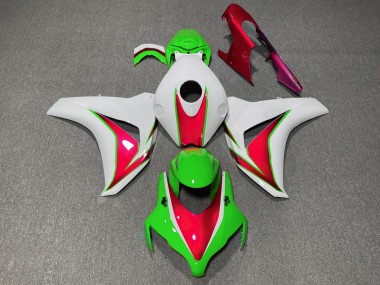 2008-2011 Brillo Verde & Rojo CBR1000RR Carenado