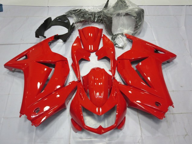 2008-2012 Rojo Brillante Ninja 250 Carenado