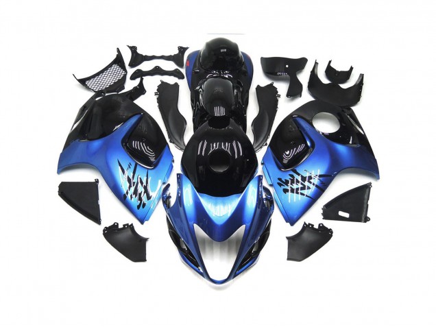 2008-2020 Azul Profundo Con Negro Personalizado GSXR 1300 Carenado