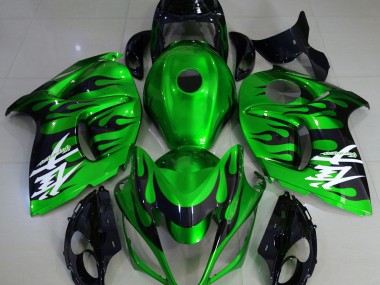 2008-2020 Verde Brillante & Negro GSXR 1300 Carenado