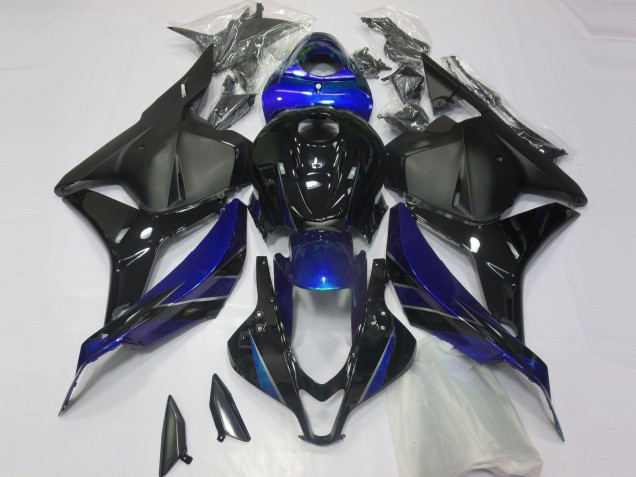 2009-2012 Azul Brillante & Negro CBR600RR Carenado