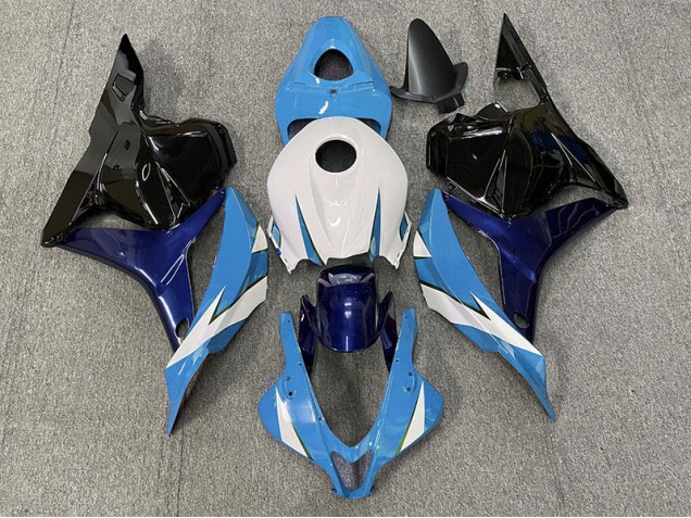 2009-2012 Azul Claro & Blanco CBR600RR Carenado