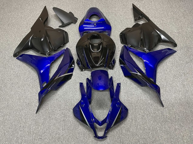 2009-2012 Azul Profundo Con Negro CBR600RR Carenado