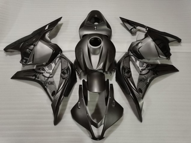 2009-2012 Diseño Personalizado En Negro Mate CBR600RR Carenado