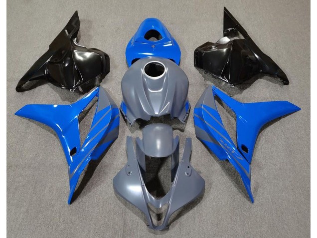 2009-2012 Doble Azul Sobre Gris CBR600RR Carenado