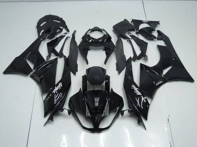 2009-2012 Negro Total Brillante ZX6R Carenado