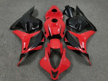 2009-2012 OEM Estilo Rojo & Negro CBR600RR Carenado