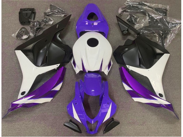 2009-2012 Púrpura Brillo Blanco & Violeta CBR600RR Carenado