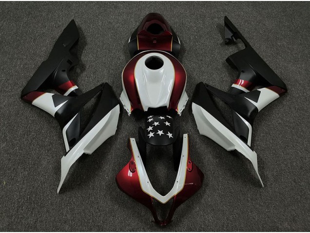 2009-2012 Racing Rojo & Negro CBR600RR Carenado