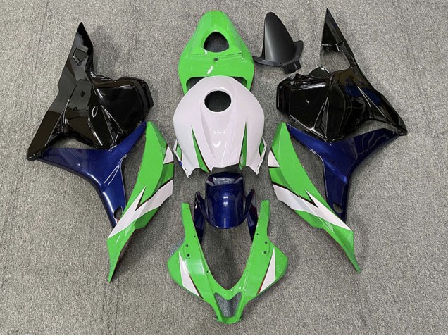 2009-2012 Verde & Blanco CBR600RR Carenado