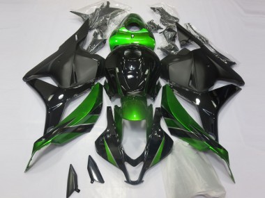 2009-2012 Verde Especial Negro Mate CBR600RR Carenado