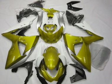 2009-2016 Amarillo Brillante & Blanco GSXR 1000 Carenado