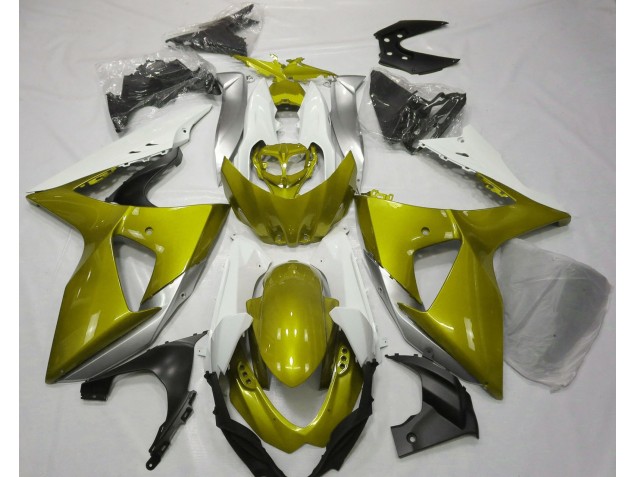 2009-2016 Amarillo Brillante & Blanco GSXR 1000 Carenado