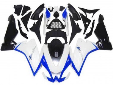 2010-2015 Blanco Brillante & Azul RSV4 1000 Carenado