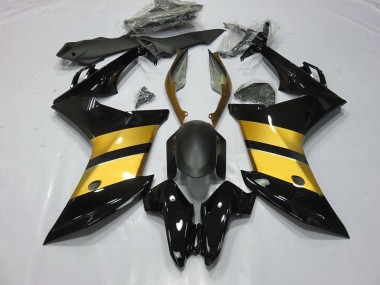 2011-2012 Diseño Cbr Negro Dorado CBR600F Carenado