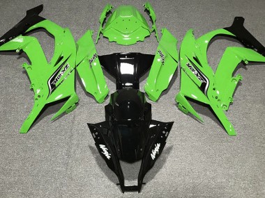 2011-2015 Verde Brillante & Logotipos ZX10R Carenado